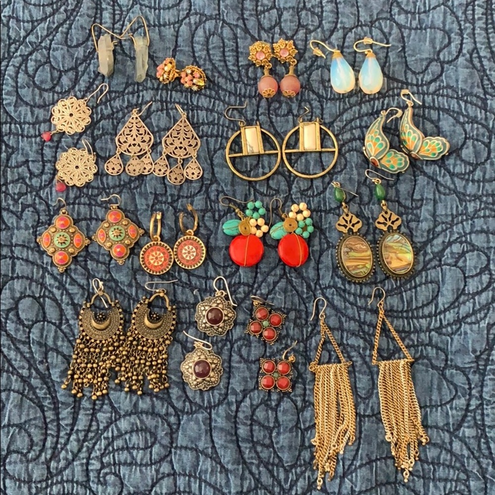 Assorted earrings from Lucky Brand